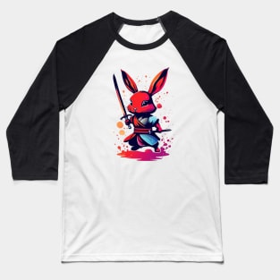 Ninja Bunny Baseball T-Shirt